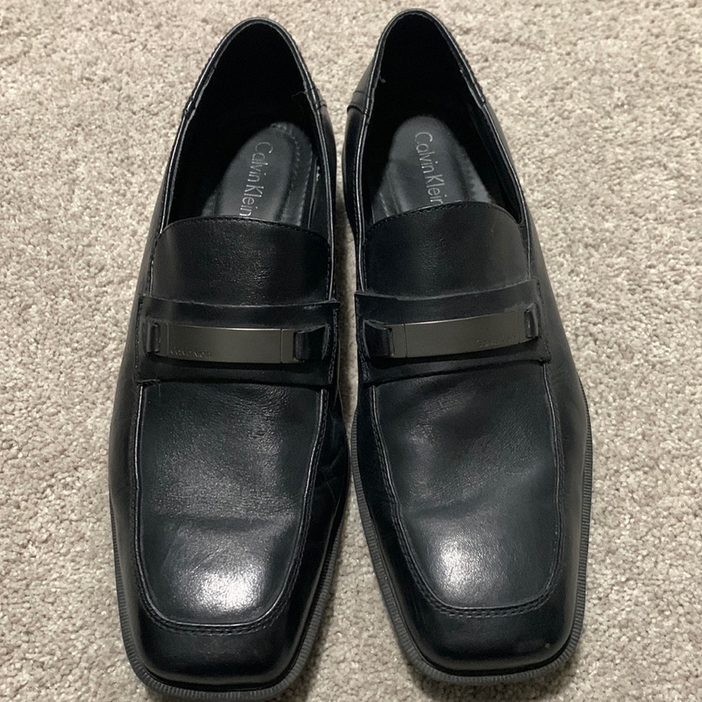 Calvin Klein black dress shoes 10M
